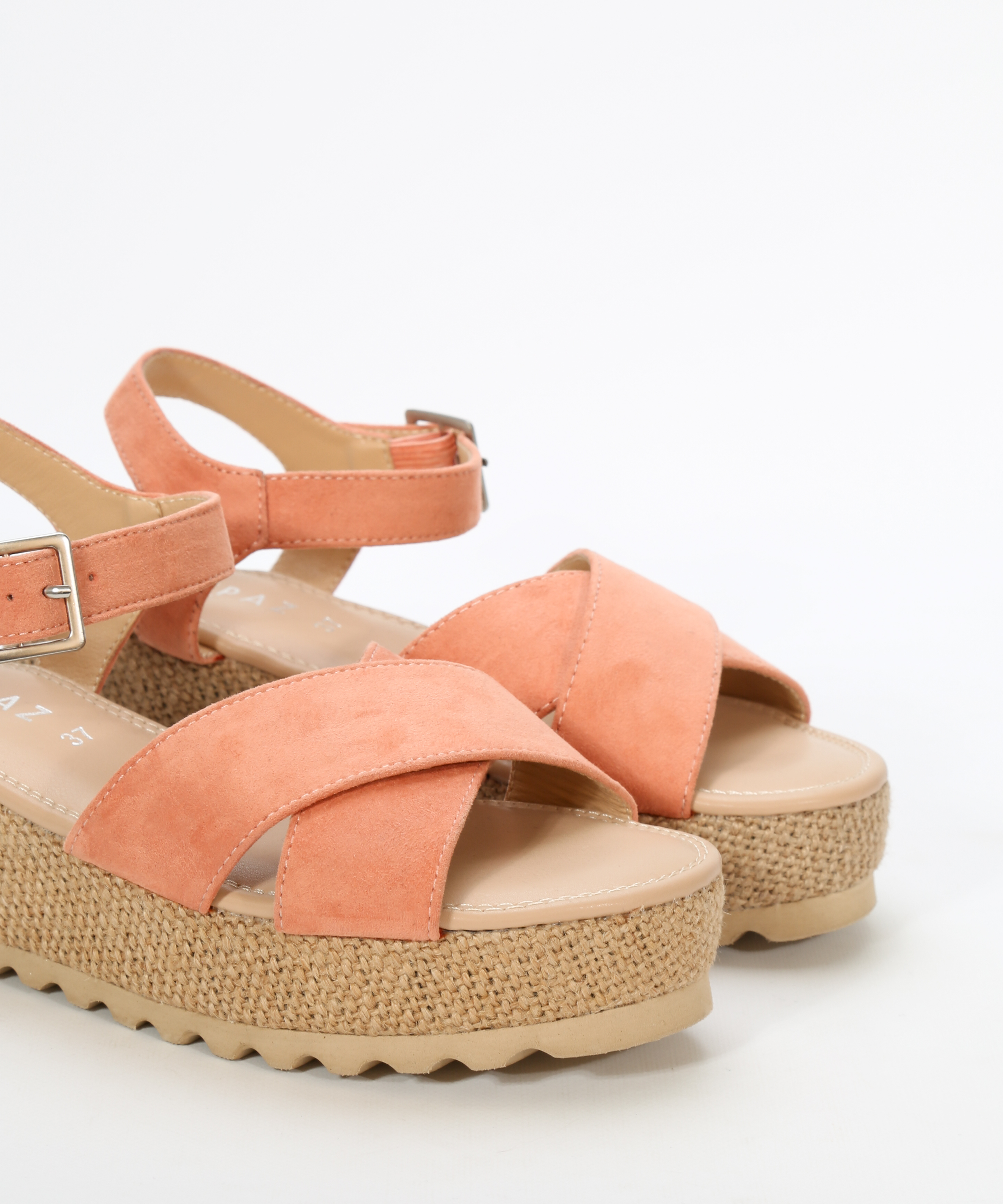 Sandalias esparto tiras cruzadas image number null